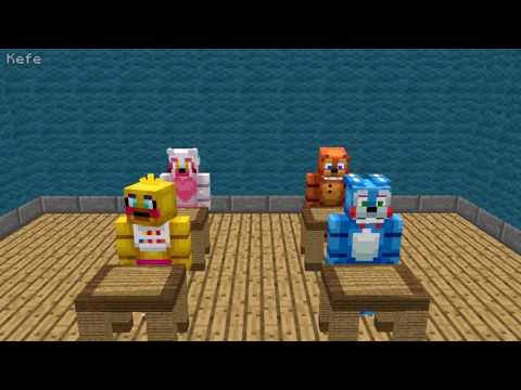 Fnaf Monster school : scaring- minecraft animação