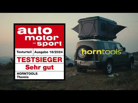 Hartschalen Dachzelt Themis - Testsieger bei Auto Motor & Sport