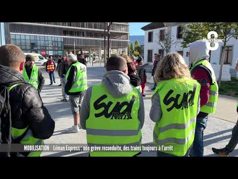Léman Express : Une grève reconduite, des trains toujours à l'arrêt