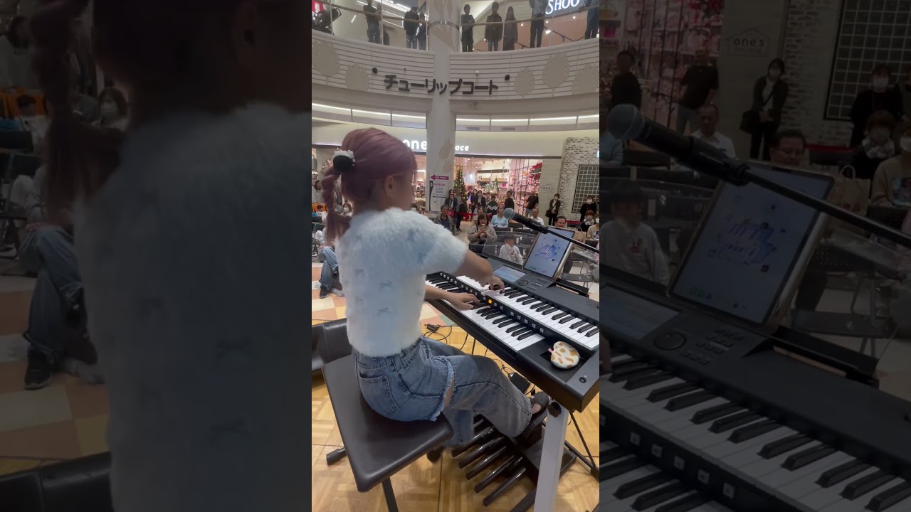 イオンのど真ん中で宇宙戦艦ヤマト！🎹フルバージョンtiktokにあります  #宇宙戦艦ヤマト #弾いてみた エレクトーン #イオン #ほりピ