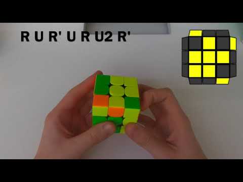 Beginner OLL - 2-Look OLL Tutorial - CFOP Basics of speedcubing #3