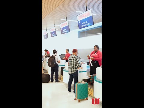 Winair will is the first airline to grace the newly reconstructed check-in hall at PJIA SXM