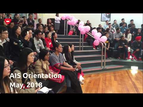 AIS Orientation - May intake, 2018