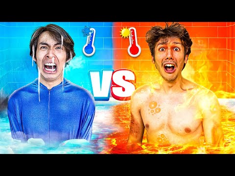 24 Stunden lang in *extremer* Hitze oder Kälte überleben (verrückt)
