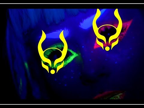 CYBERDOG X DISCO DUST LONDON. UV Makeup tutorial series Look2. Fierce UV Party