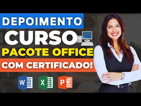 [Sensacional] Depoimento! Curso Pacote Office Online com Certificado 2024