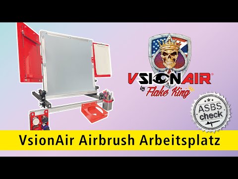 VsionAir - der ultimative Airbrush Arbeitsplatz - die Staffelei 2.0 im Kurztest