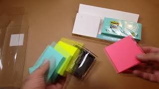 Post-It Note Dispenser w/ two 6 Pk