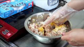 ４ＧＢしかないけどハンバーグ作る
