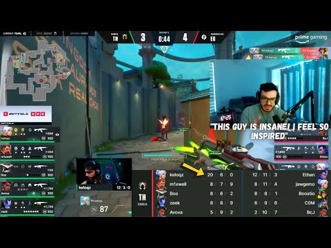 Tarik Couldn't BELIEVE THIS INSANE 4K From KeloqZ Vs Evil Geniuses | VCT