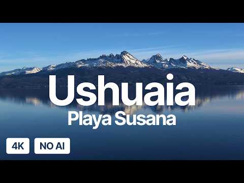 Ushuaia, Argentina  | Sunrise Walk at Playa Susana | Beagle Channel 4K