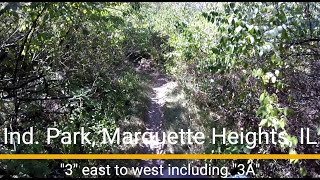 "3" east to west (counterclockwise), including "3A"