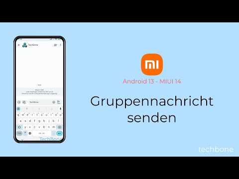 Gruppennachricht senden - Xiaomi [Android 13 - MIUI 14]