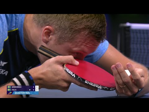 Truls Moregard vs Mattias Falck | MS-QF | European Championships 2022