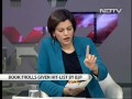 Nidhi Razdan caught parroting lies on NDTV