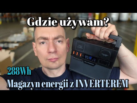 YouTube: Mały magazyn energii z INVERTEREM 300W. Wady i zalety tego urządzenia, zastosowanie, ALLPOWERS.