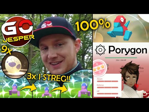 50x Shiny og 3x I STREG!! 100% Porygon til Community Day!! (Dansk Pokémon GO)