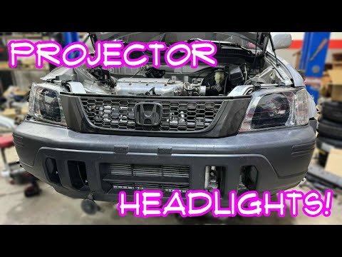 CRV Projector Headlight Install | RD1 RD2