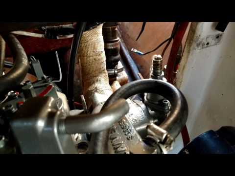 SV Alliance Universal 5411 cooling water output.