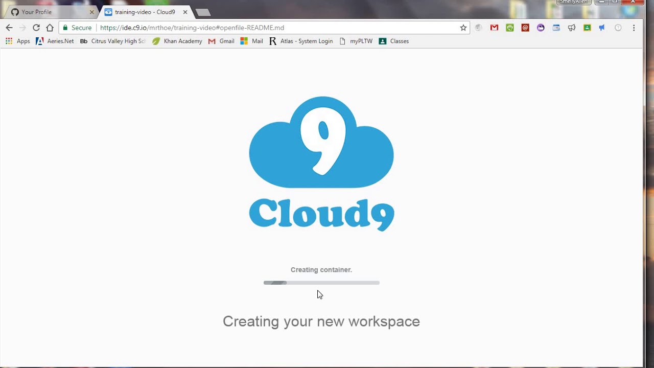 Connecting Github to Cloud 9