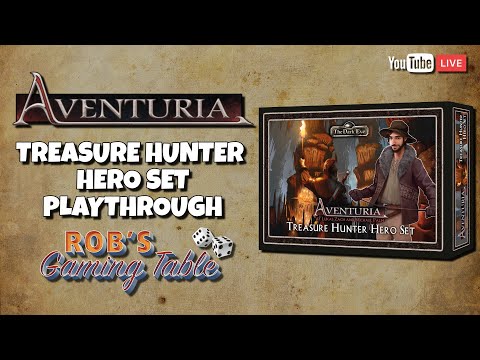 Aventuria - Treasure Hunter Hero Set Playthrough