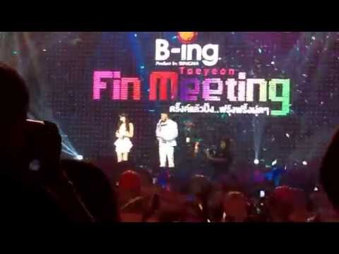 140410 Taeyeon at B-ing Fin Meeting with project from Thai Sone 'ALWAYS HERE'