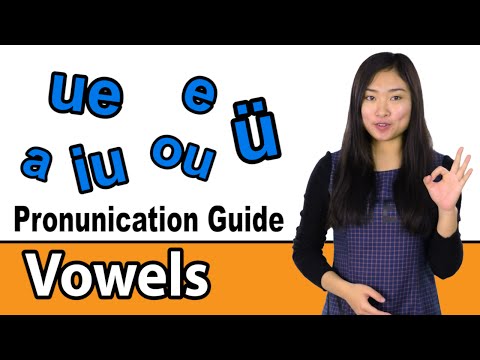 Chinese Pronunciation Guide – Vowels