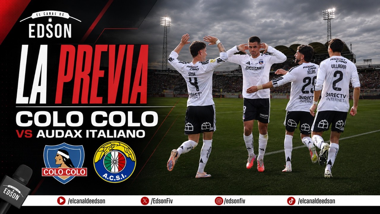 ⚪⚫ LA PREVIA: COLO COLO VS AUDAX ITALIANO EN DIRECTO DESDE EL MONUMENTAL| LIGA DE PRIMERA ⚪⚫