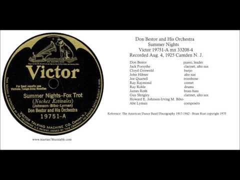 Summer Nights - Don Bestor