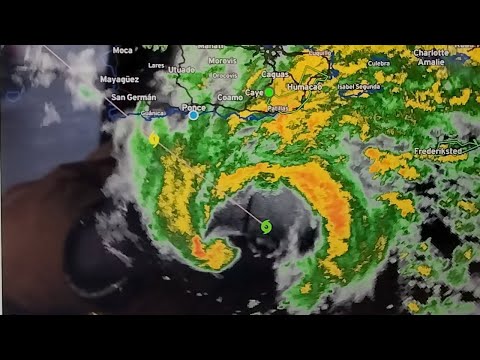 9.18.2022 Live Hurricane Fiona Southwest Puerto Rico the EYE of Hurricane Fiona min 5:07:45 #fiona