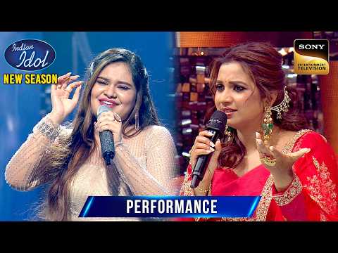 'Nainon Mein Badra' पर Sneha की Singing ने किया Shreya को Surprise | Indian Idol S15 | Performance