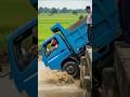 Truk Oleng Mobil Dump Truck Muat Pasir Terperosok Dan Aksi Jumping Shorts Trukoleng