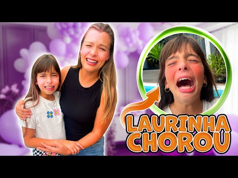 RECEBI A MAIOR SURPRESA DA MINHA VIDA! LAURINHA CHOROU EMOCIONADA!