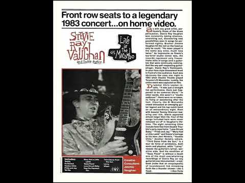 Stevie Ray Vaughan - Texas Flood (Live At El Mocambo) Re-Mastered 2022