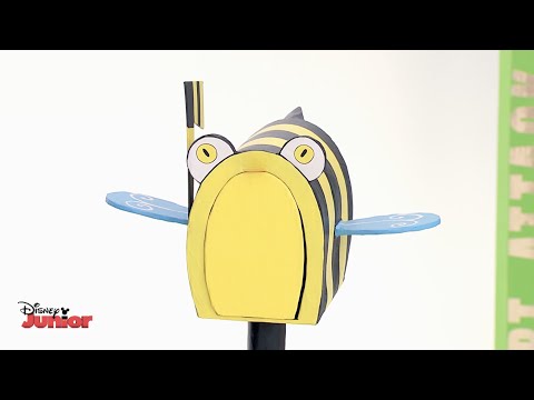 Art Attack - Bumble Bee Post Box - Official Disney Junior UK HD