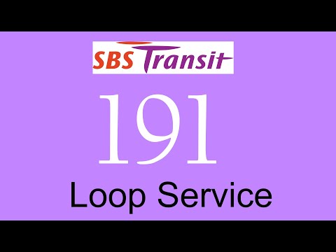 SBS Transit Trunk Service 191 Hyperlapse / SMB8037C