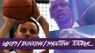 NBA LIVE 19 - LAYUPS/DUNKING/SHOOTING Tutorial: Eurostep, Jelly, Rondo Layup, Stepback | PS4/XB1