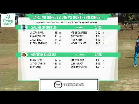 Brisbane Premier League - U15 Boys - Semi FINAL - Darling Dingoes v Northern Kings