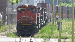 preview picture of video 'CN 121 passing through Grand Falls.'