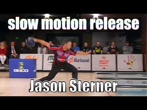 Jason Sterner slow motion release - PBA Bowling