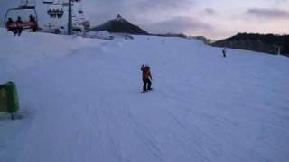 preview picture of video 'Darling's 4th day of snowboarding @ nanshan beijing'