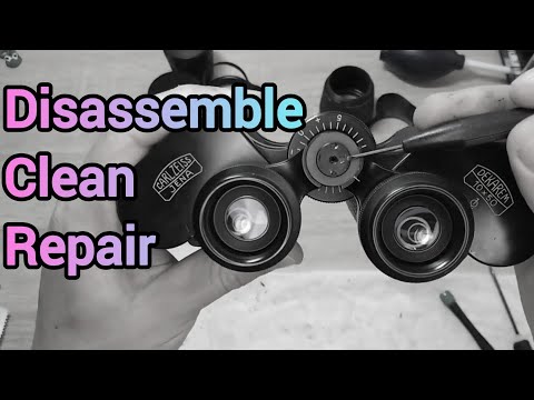 Fernglas zerlegen, reinigen, warten, reparieren - so geht's - Carl Zeiss Jena DEKAREM Q1 10x50