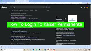 Kaiser Login: How to Login to Kaiser Permanente Account (2022) | Kaiser Permanente Sign In