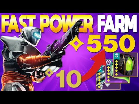The FAST & EASY Way To SOLO FARM Power Levels in Ash & Iron! Get to 550 QUICK! | Destiny 2