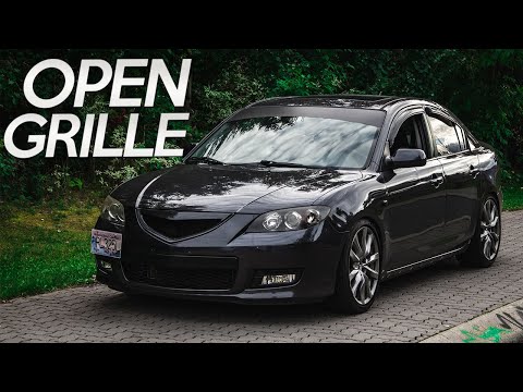 Duraflex OPEN MOUTH GRILLE Install On The MAZDA 3!