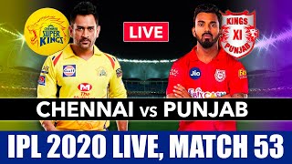 IPL 2020 Live: Chennai Super Kings vs Kings XI Punjab Live Match! #IPL2020 #CSKvsKXIP