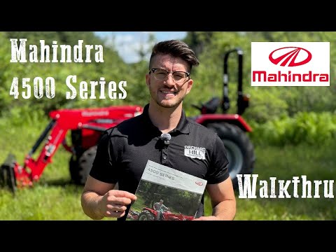 Is this the Most Tractor for the Money?! - Mahindra 4540 & 4550 4x4 Tractor w/ Loader Walkthru