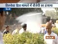Signature Bridge inauguration: BJP workers protest outside CM Kejriwal's residence in Delhi