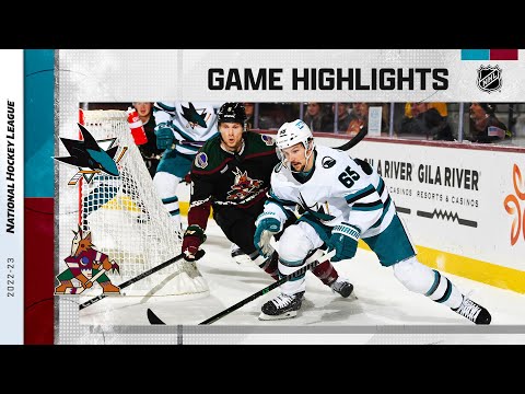 Sharks @ Coyotes 1/10 | NHL Highlights 2023