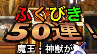 ふくびき50連！魔王の地図や神獣の地図は何枚出るのか検証した！【DQMSL】
